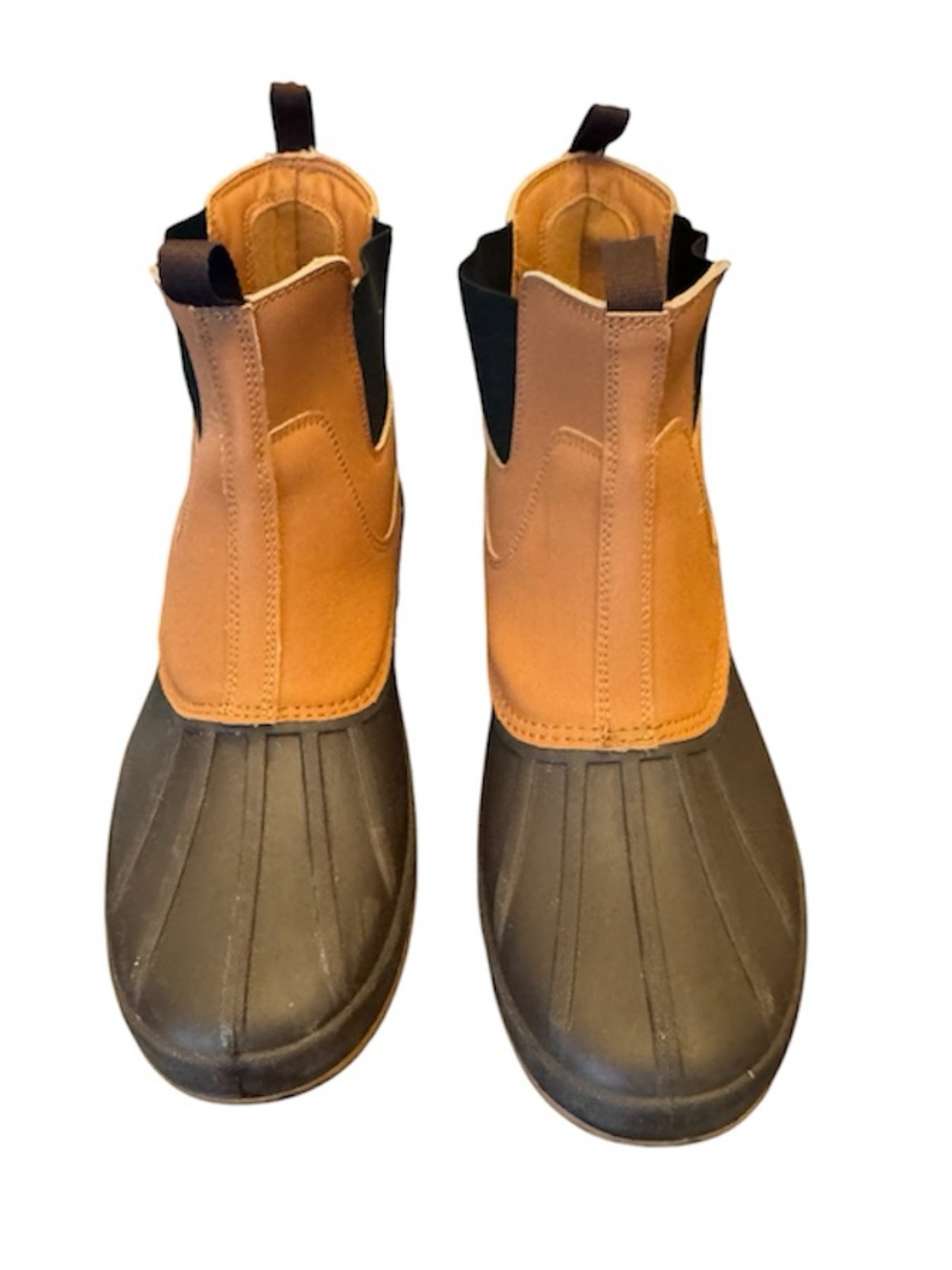 Goodfellow & Co. Chelsea Duck Boots in Brown and Black